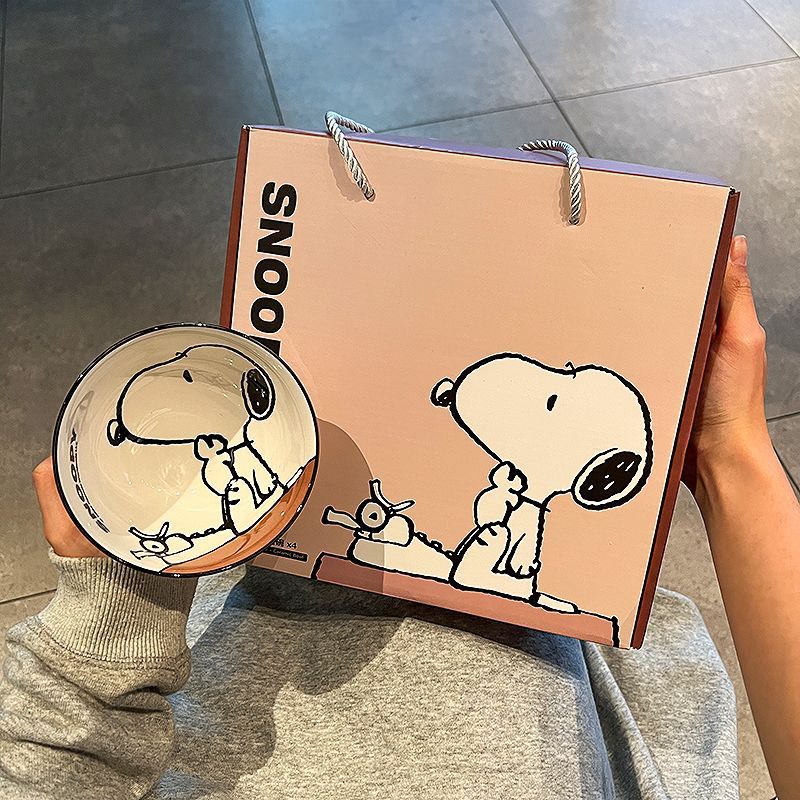 Snoopy Ceramic Bowl Set 2025 N - Dim Sum Basket recension och pris