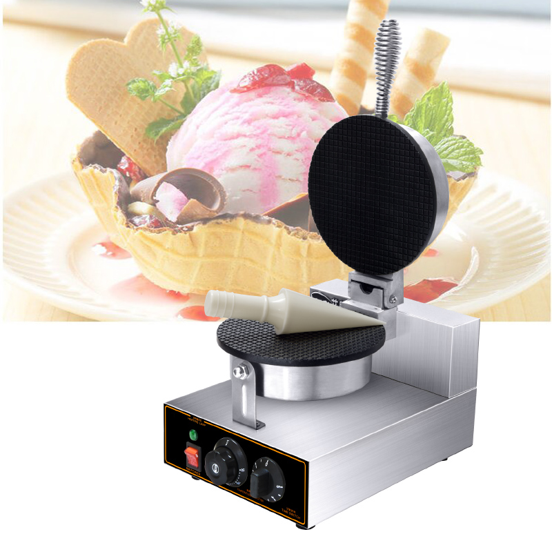 Commercial Double Round Waffle - Waffle Cone Maker recension och pris