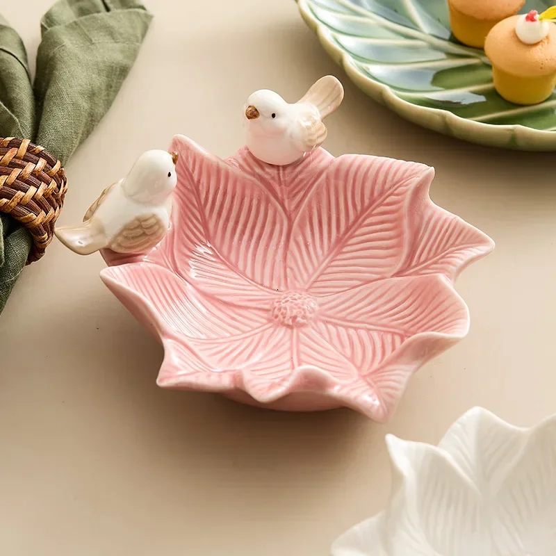 Cute Bird Tray Ceramic Jewelry - Dim Sum Basket recension och pris