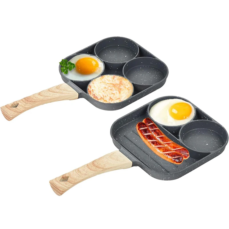 Pancake Egg Frying Pan 4 Cups  - Mini Pancake Griddle recension och pris