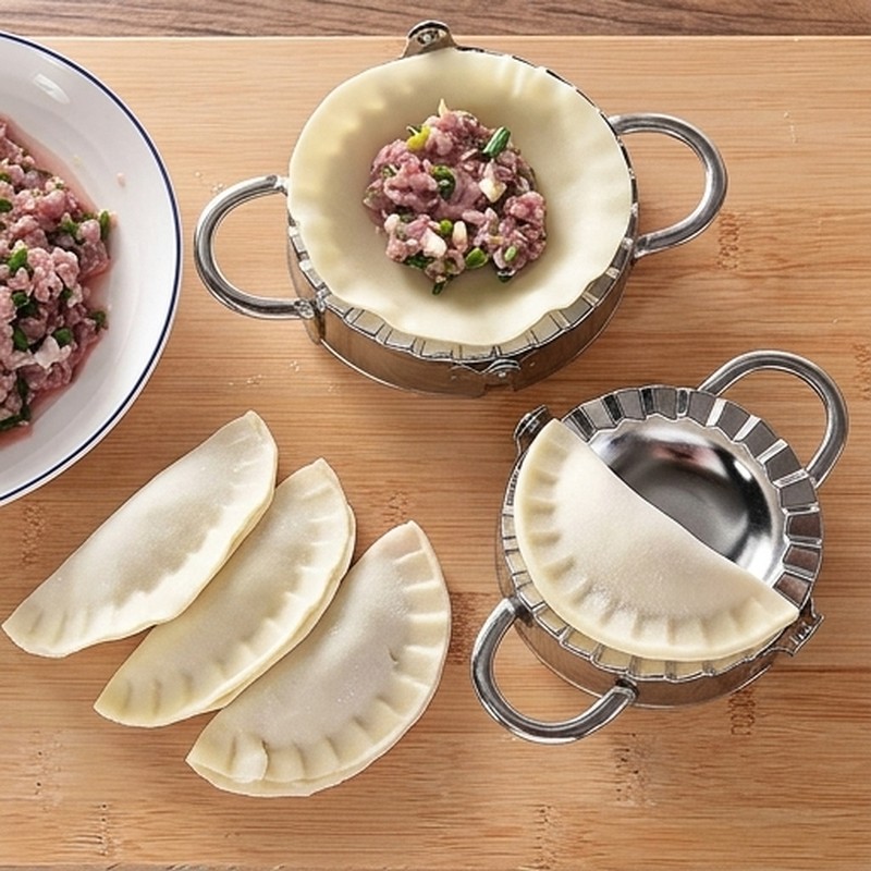 Steel Stainless Dumpling Maker - Dumpling Press Set recension och pris