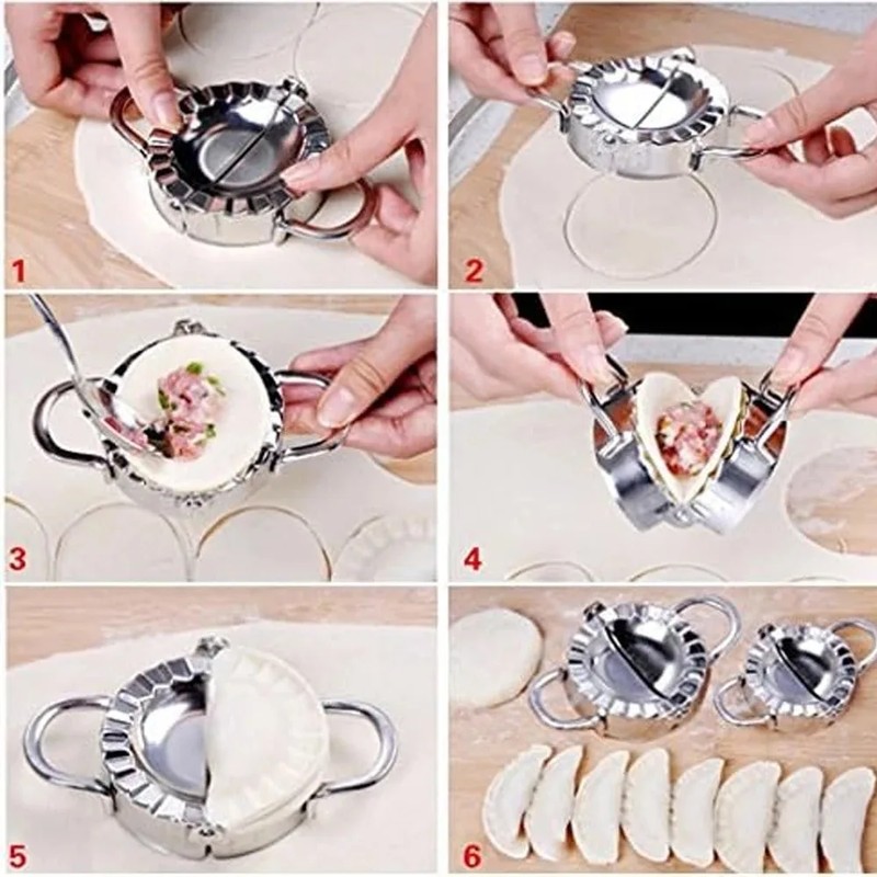 Steel Stainless Dumpling Maker - Dumpling Press Set recension och pris