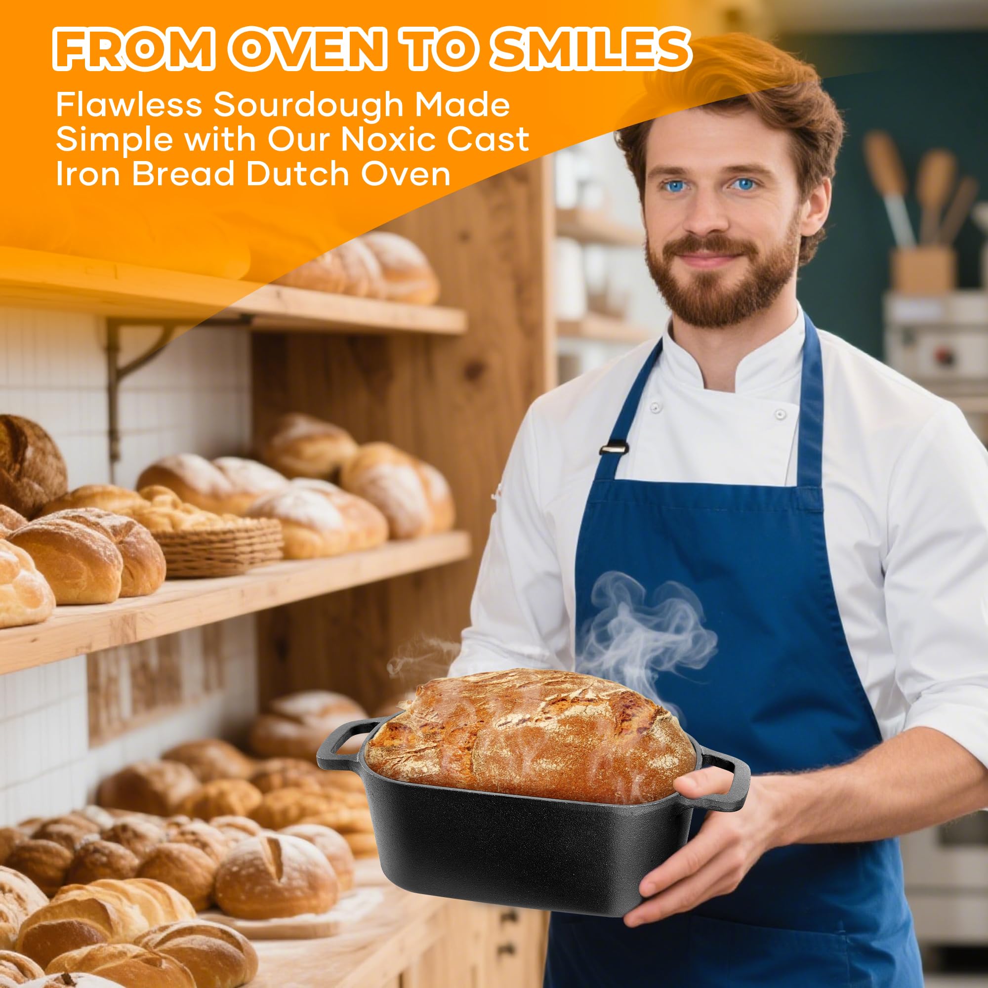 Dutch Oven For Bread Baking So - Cast Iron Corn recension och pris
