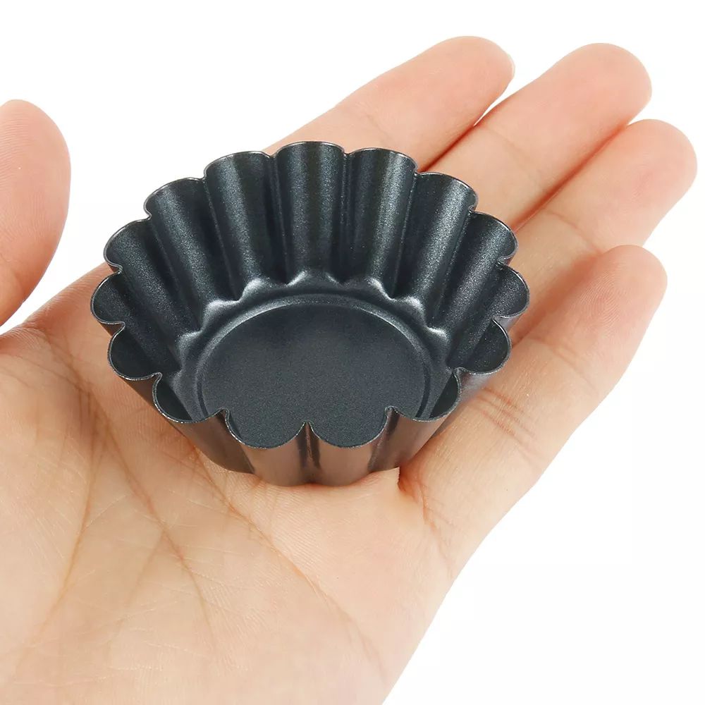 4PCS Mini Round Nonstick Tart  - Egg Waffle Pan recension och pris
