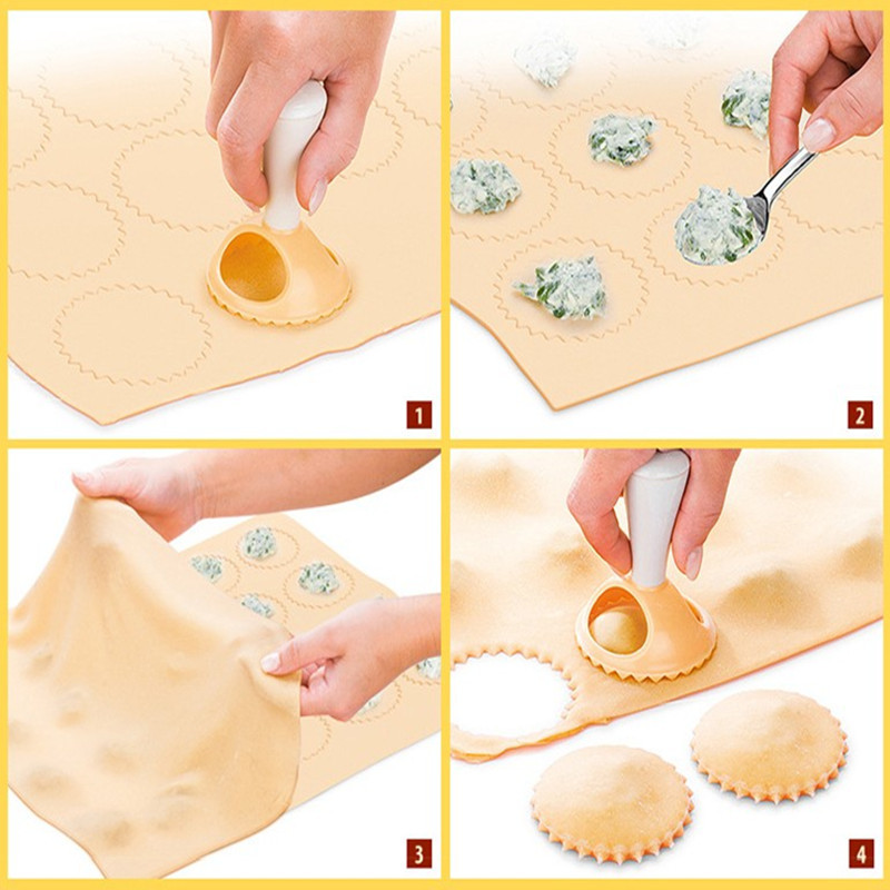 Aomily 4pcs/Set DIY 3D Dumplin - Dumpling Press Set recension och pris
