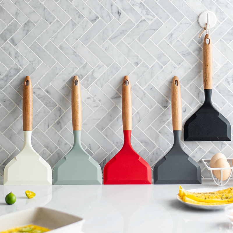 Food Grade Silicone Cooking Ut - Okonomiyaki Spatula recension och pris